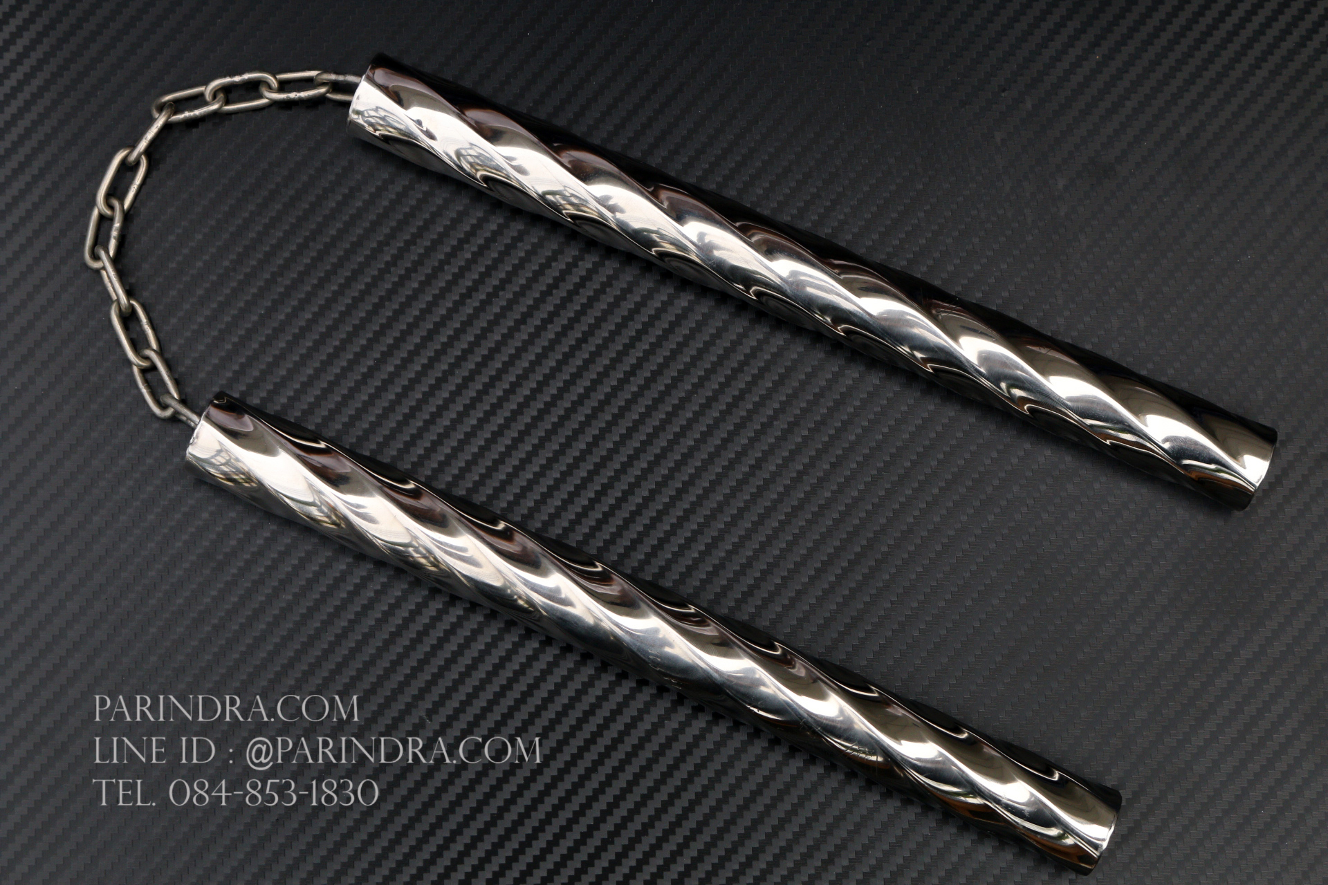 กระบองสองท่อน แบบโลหะ รูปทรง SPIRAL อุปกรณ์ป้องกันตัว