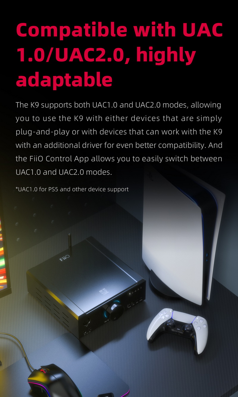 FiiO K9 DAC/AMP ตั้งโต๊ะระดับเรือธง รองรับ LDAC, Dual Hi-Res ประกันศูนย์ไทย