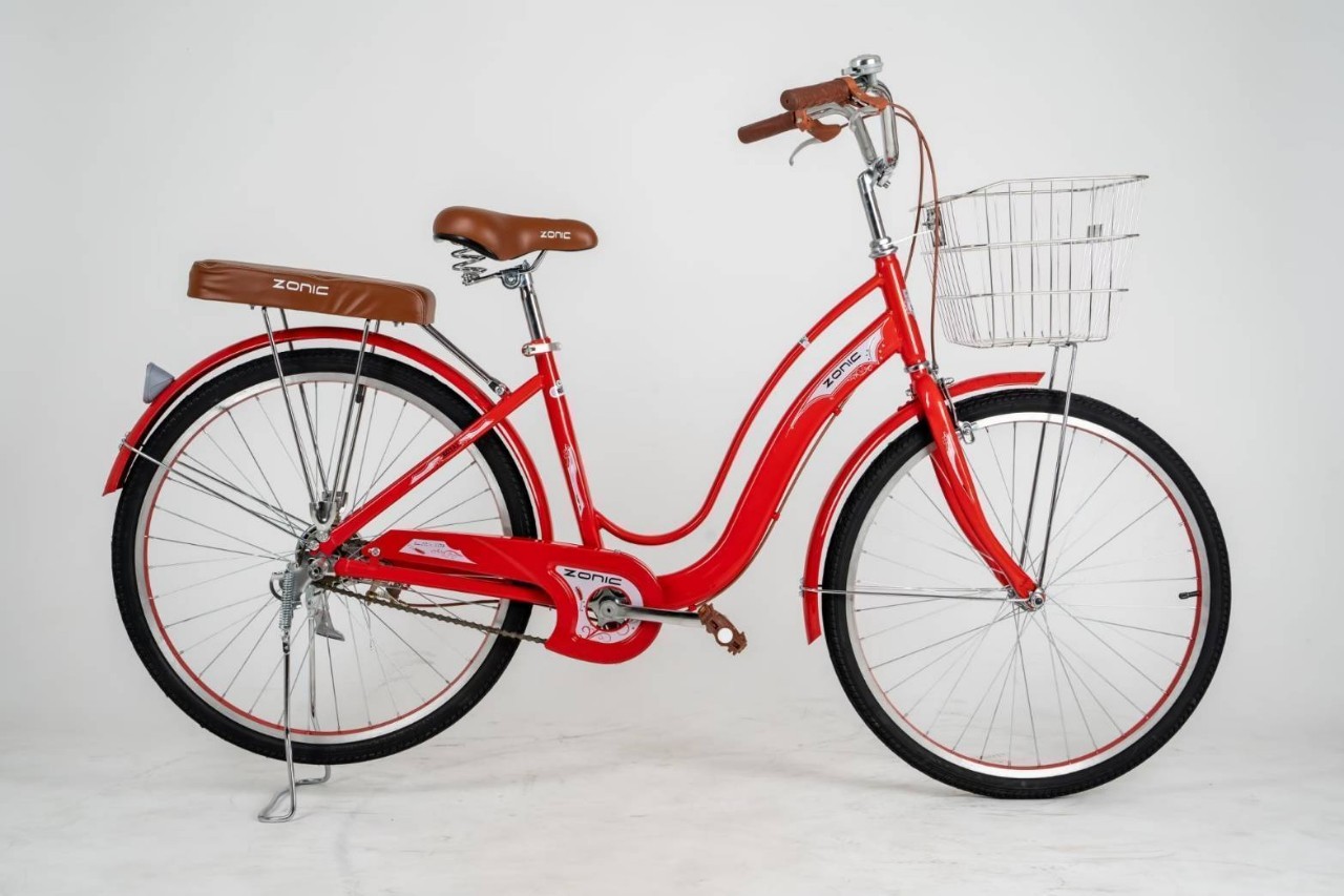 จักรยานแม่บ้าน COYOTE ROYAL ล้อ 26 นิ้ว ไม่มีเกียร์ ตะกร้าหน้าสเตนเลสขนาดใหญ่