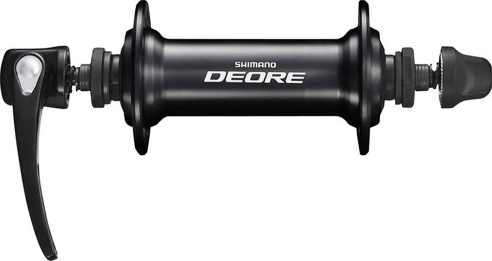 ดุมหน้า V-Brake DEORE, HB-T610L, สีดำ, 36H (Malay) ดุมวีเบรค