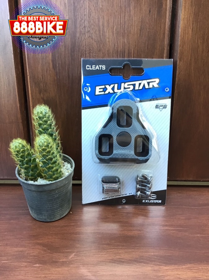 คลีท EXUSTAR LOOK KEO FIXED PEDALS CLEATS, E-BLK11 ใช้กับบันได LOOK XPEDO Exustar คลีท Look