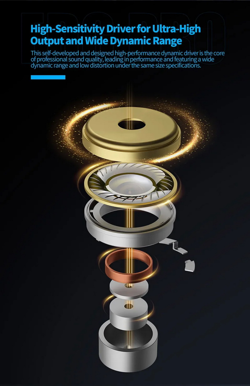 KZ EDC Pro หูฟัง IEMs ไดรเวอร์ Dynamic เบสทรงพลัง เส้นโค้งเสียงที่น่าทึ่ง ประกันศูนย์ไทย