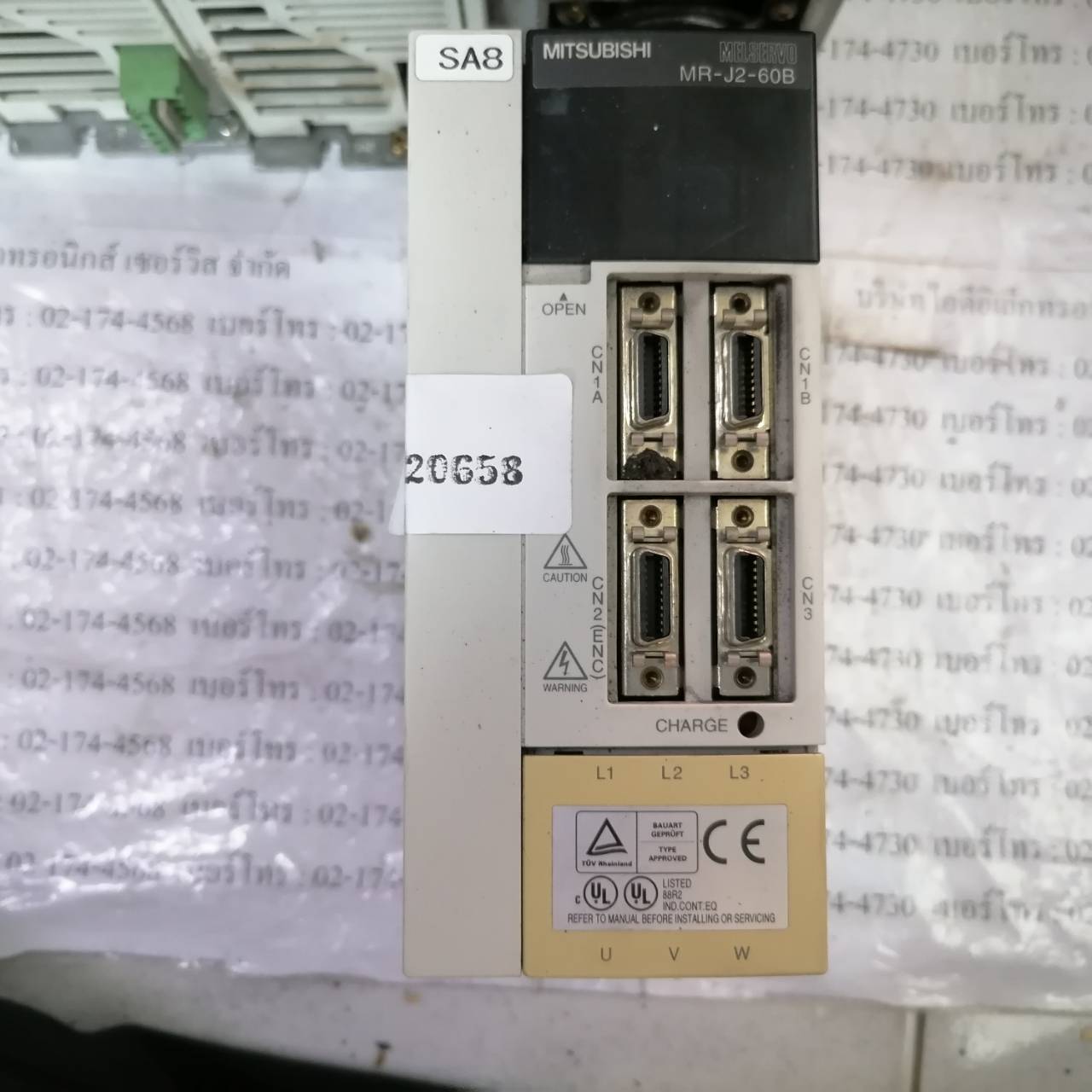 SERVO DRIVE “ MITSUBISHI ” รุ่น MR-J2-60B