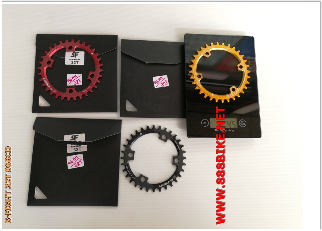 เฉพาะใบจาน S-Fight Chainring ขนาด 32T,34T,36T ,96 BCD ,S409 (รองรับ 7-11สปีด)