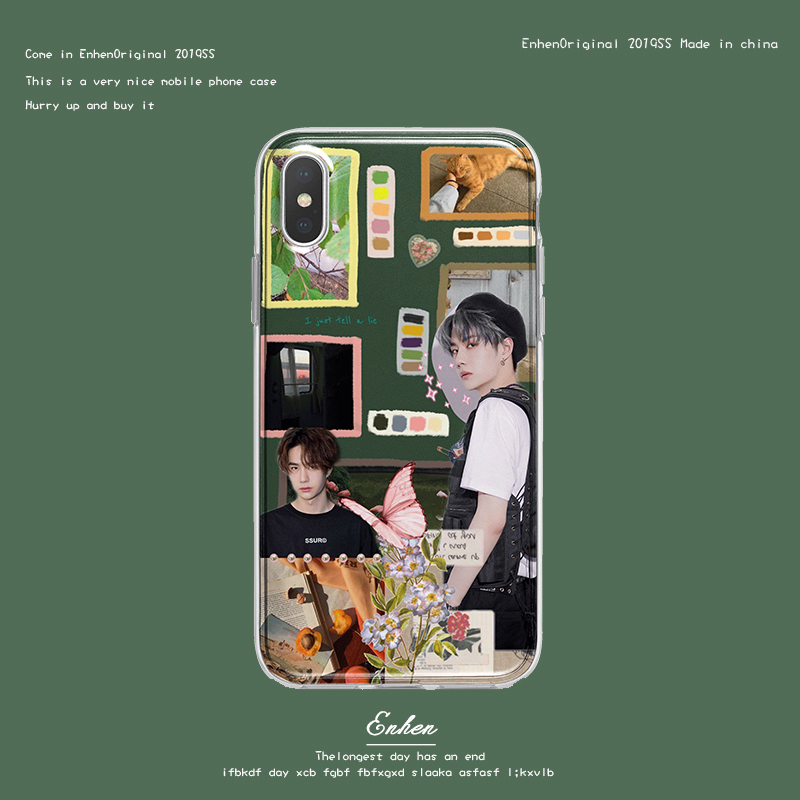 เคสใสสกรีนลาย หวังอี้ป๋อ & เซียวจ้าน (ระบุรุ่น)