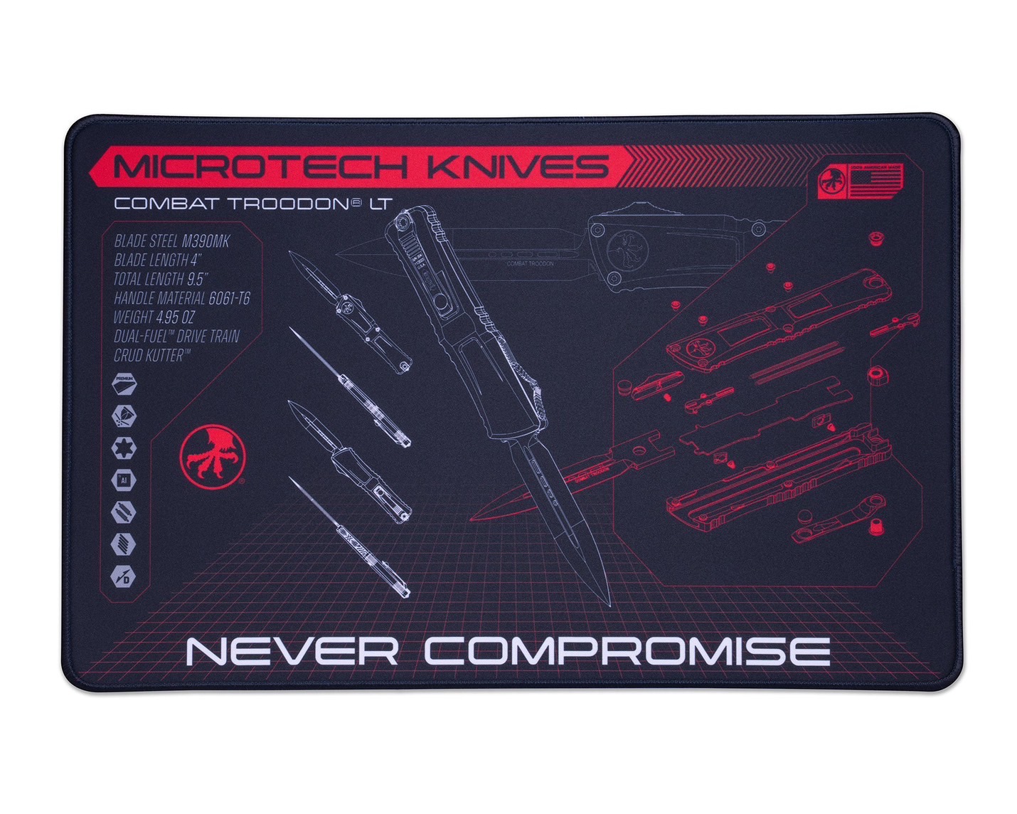 Microtech Mats Combat Troodon