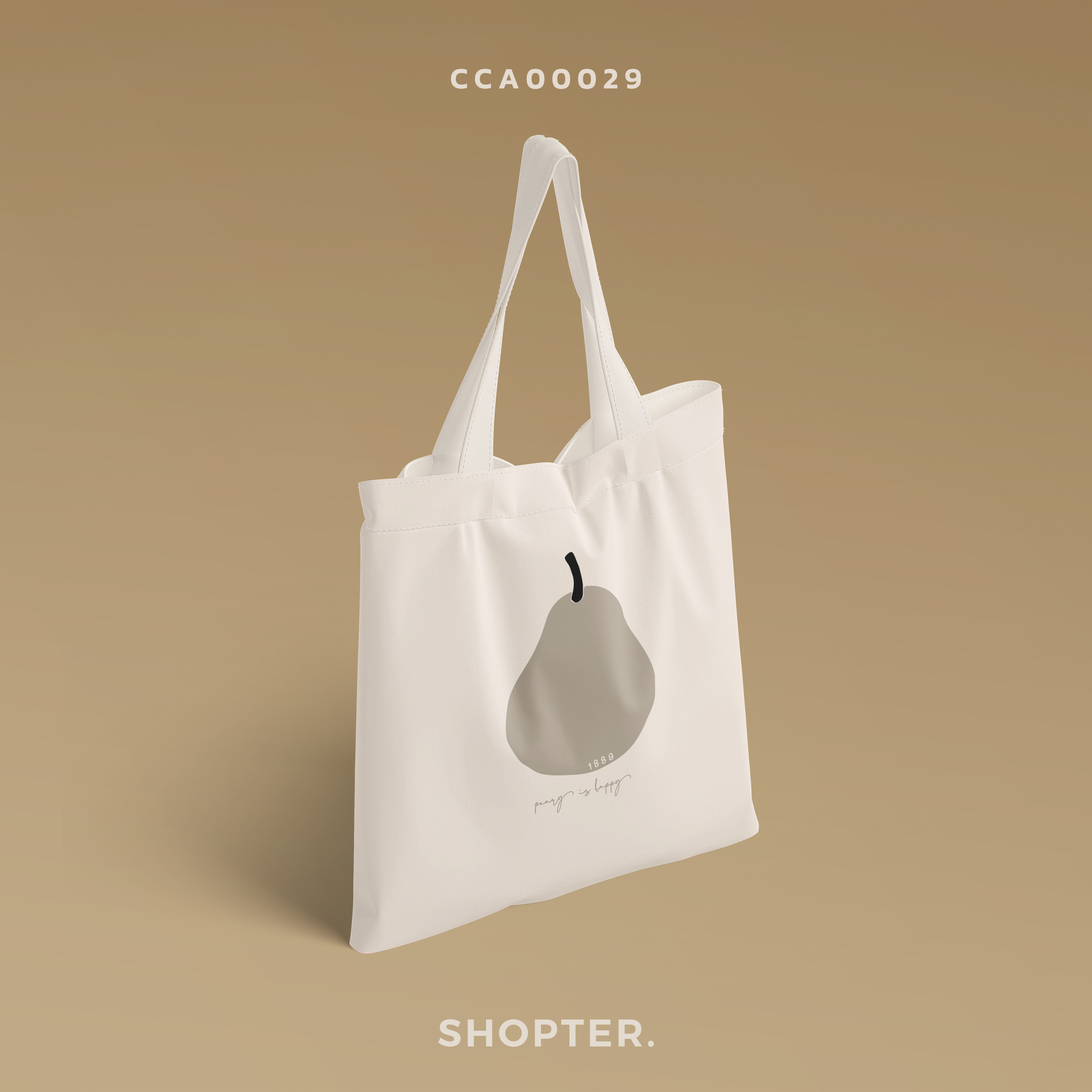 กระเป๋าแคนวาส Gray Peary CCA00029 #minimalstylebyPEARY