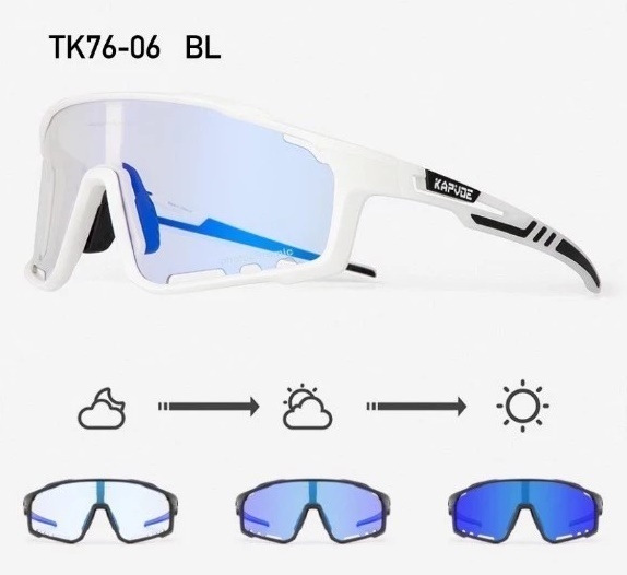 แว่นตา KAPVOE รุ่น X76 เลนส์ Photochromic เลนส์สีปรับแสงออโต้ วัสดุ TR90 ที่มีความเหนียวสูง ขาแว่นปรับได้