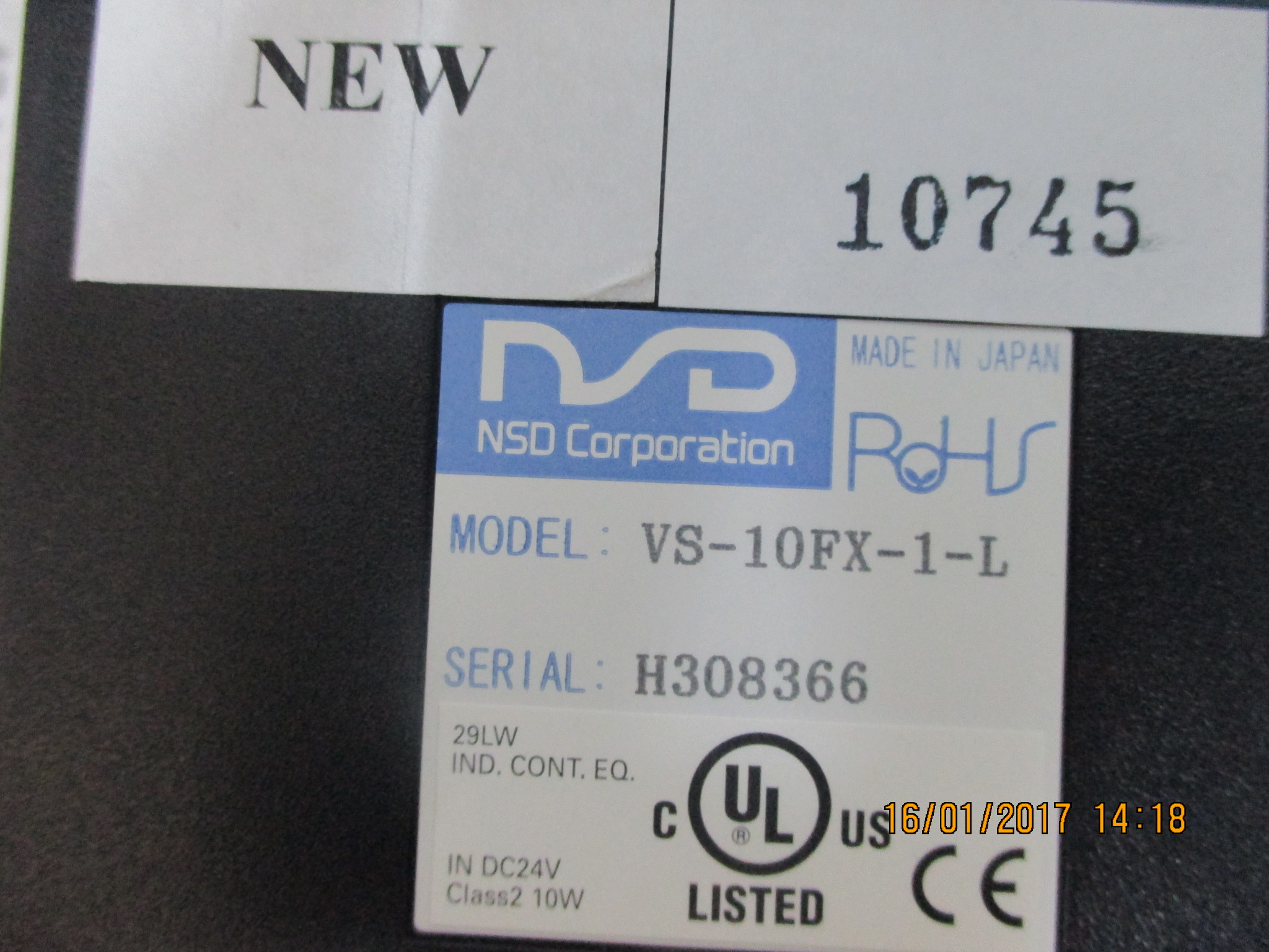 VS-10FX-1-L VARICAM " NSD "