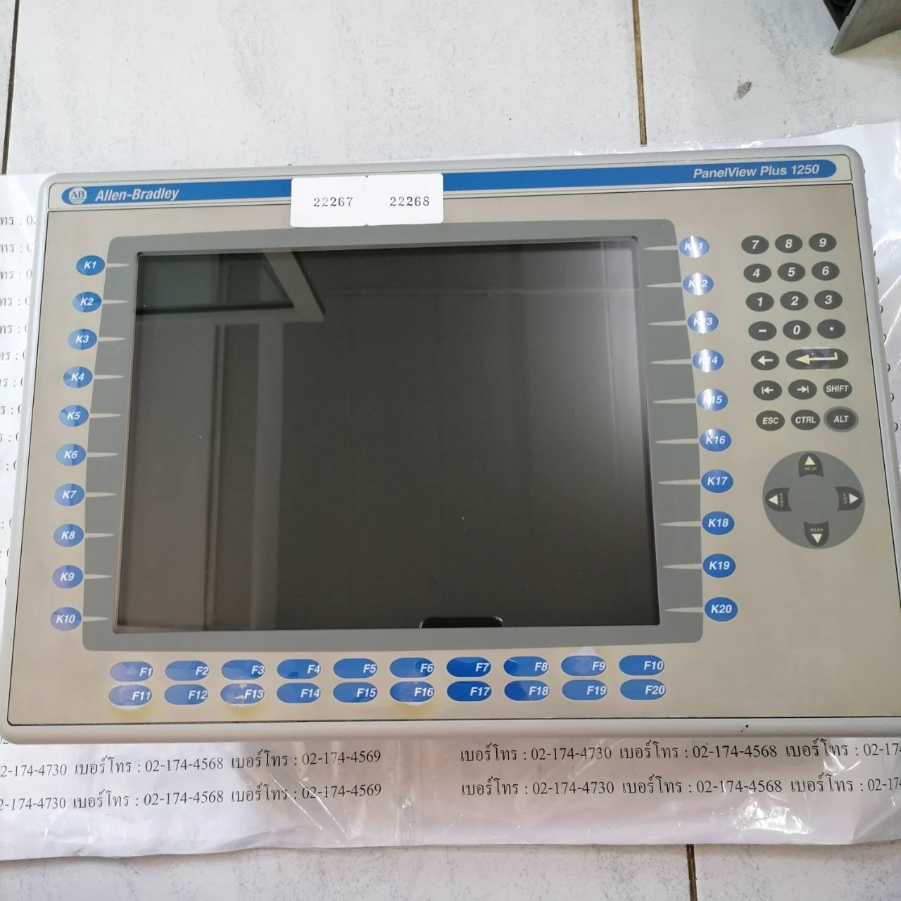 LCD TOUCH SCREEN “ ALLEN-BRADLEY ” รุ่น 2711P-RDK12C