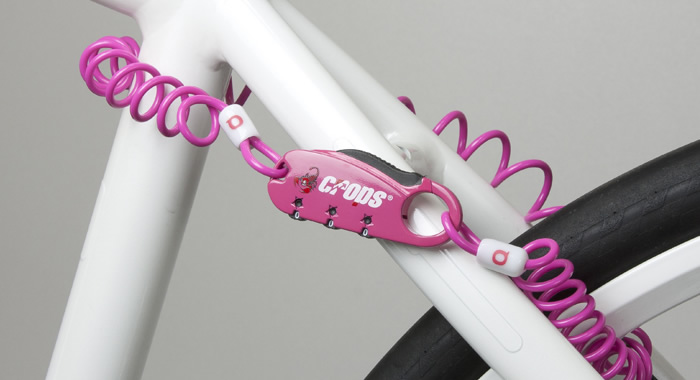 สายล็อครหัส CROPS Cable Lock Password 3x1800,CP-SPD08