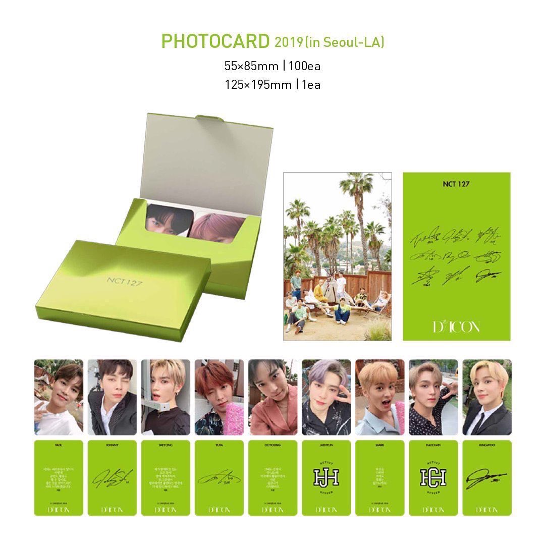 #NCT #DICON PHOTOCARD 101 CUSTOM BOOK