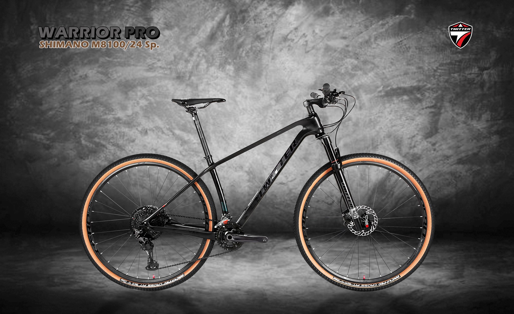 จักรยานเสือภูเขา TWITTER WARRIOR PRO Lightweight Version, 2x12 Speeds 2025