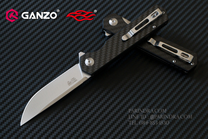 มีดพับ Ganzo กานโซ่ รุ่น FH11-CF D2 Steel ด้าม CARBON FIBER ของแท้ 100%
