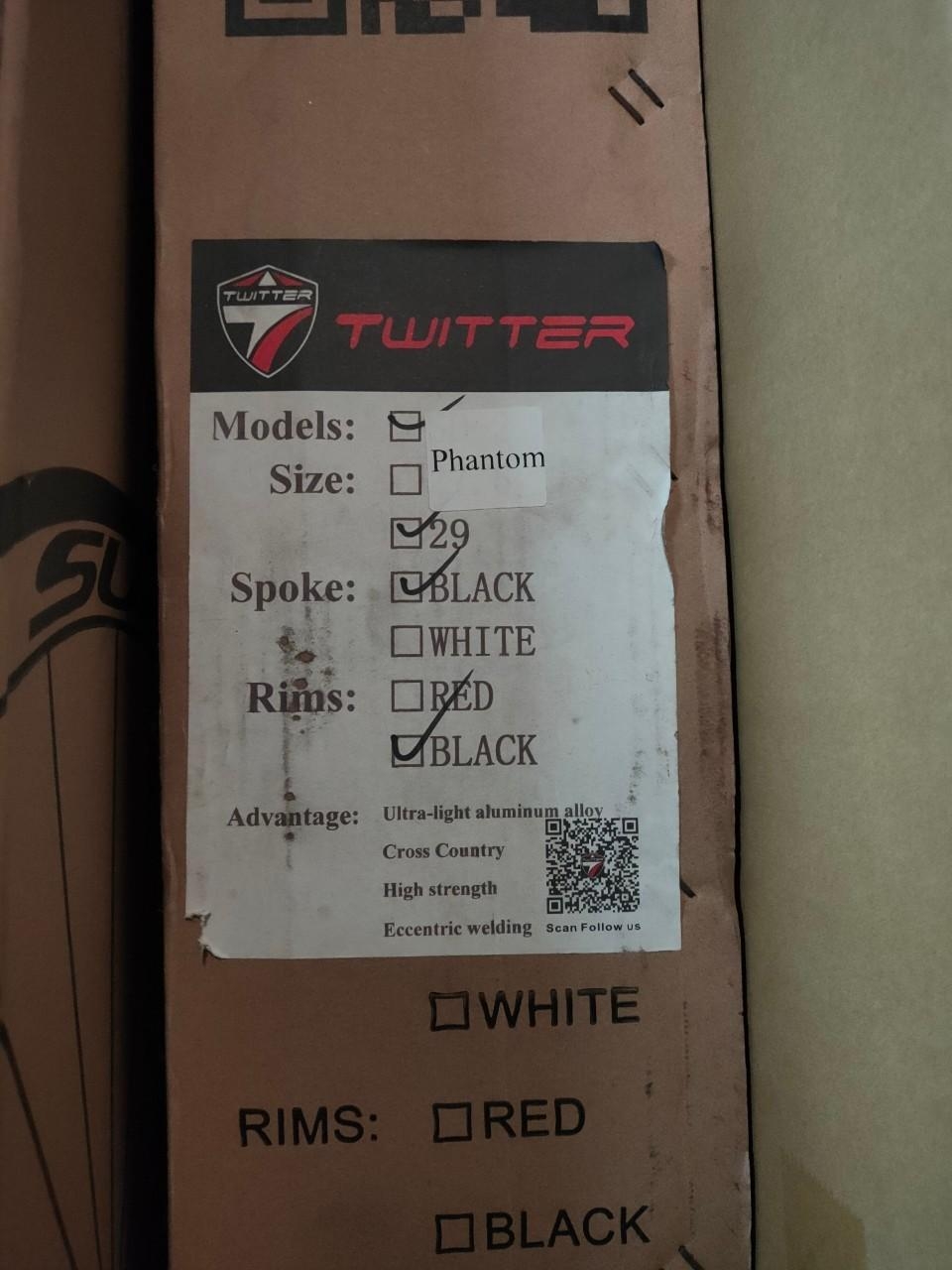 ชุดล้อสำเร็จ ชุดล้อเสือภูเขา RETROSPEC PHANTOM 29 ขอบอ้วน 25มม., S432 ดิสเบรค แกนใหญ่