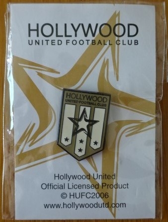 เข็มกลัด ฟุตบอล สโมสรฮอลลีวูด ยูไนเต็ด - ตราสโมสร HUFC ใหม่ / HOLLYWOOD UNITED Football Club Pin - HUFC Logo NEW