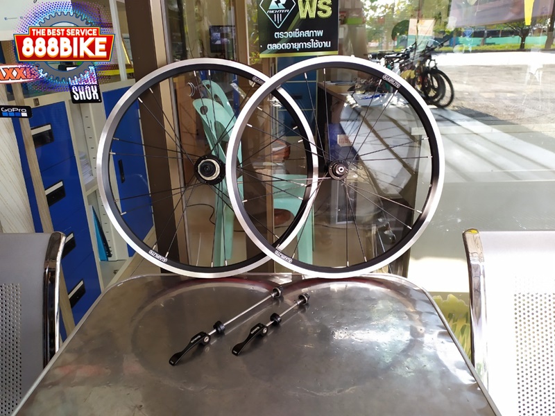 ล้อมินิ ริมเบรค AIRLITE 406 20" Super Light Aluminum Wheelset / 16ซี่, 74mm/130mm. (Dahon)