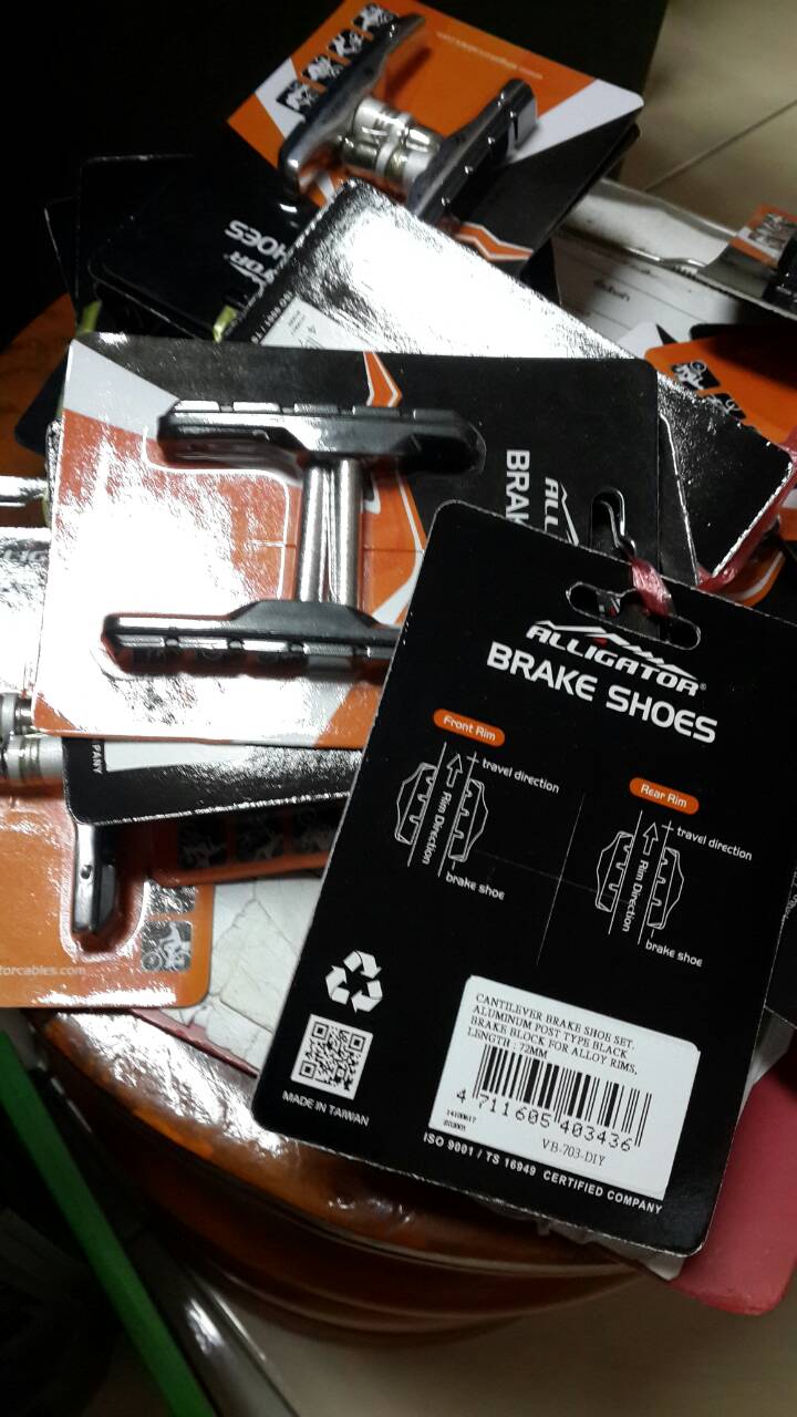 "ALLIGATOR" ยางเบรคผีเสื้อ Canti-liver VB-703