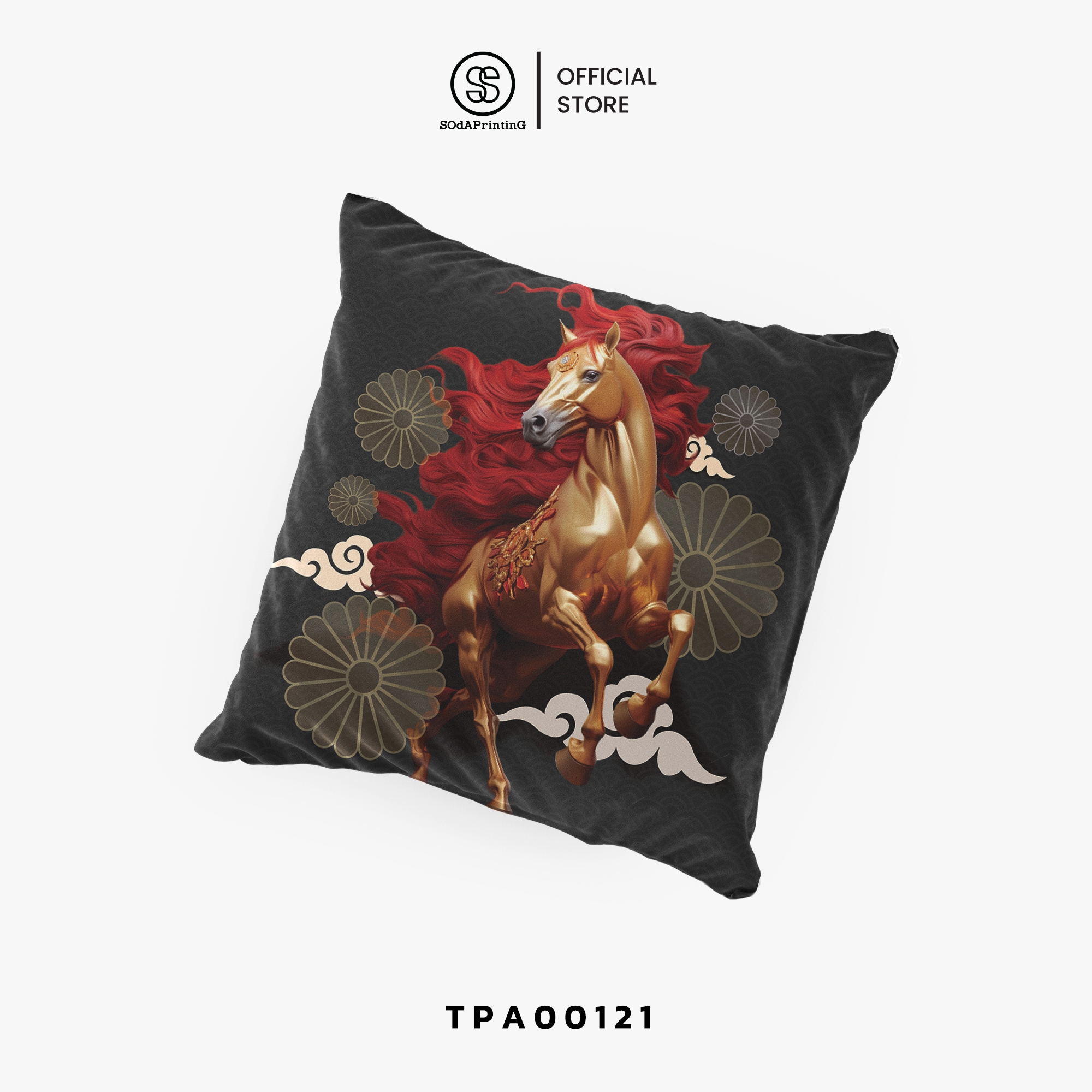 หมอนของขวัญ หมอนอิง Celestial Horse 2026 รหัส TPA00119-TPA00121 #หมอน #SOdA #SOdAPrintinG