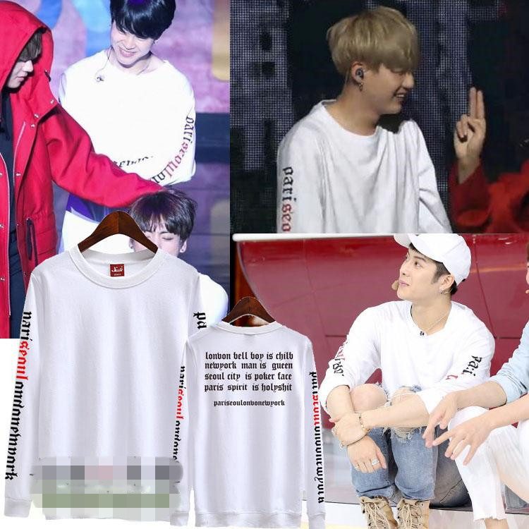 เสื้อแขนยาว (Sweater) สกรีนลายตัวอักษร แบบ Jackson