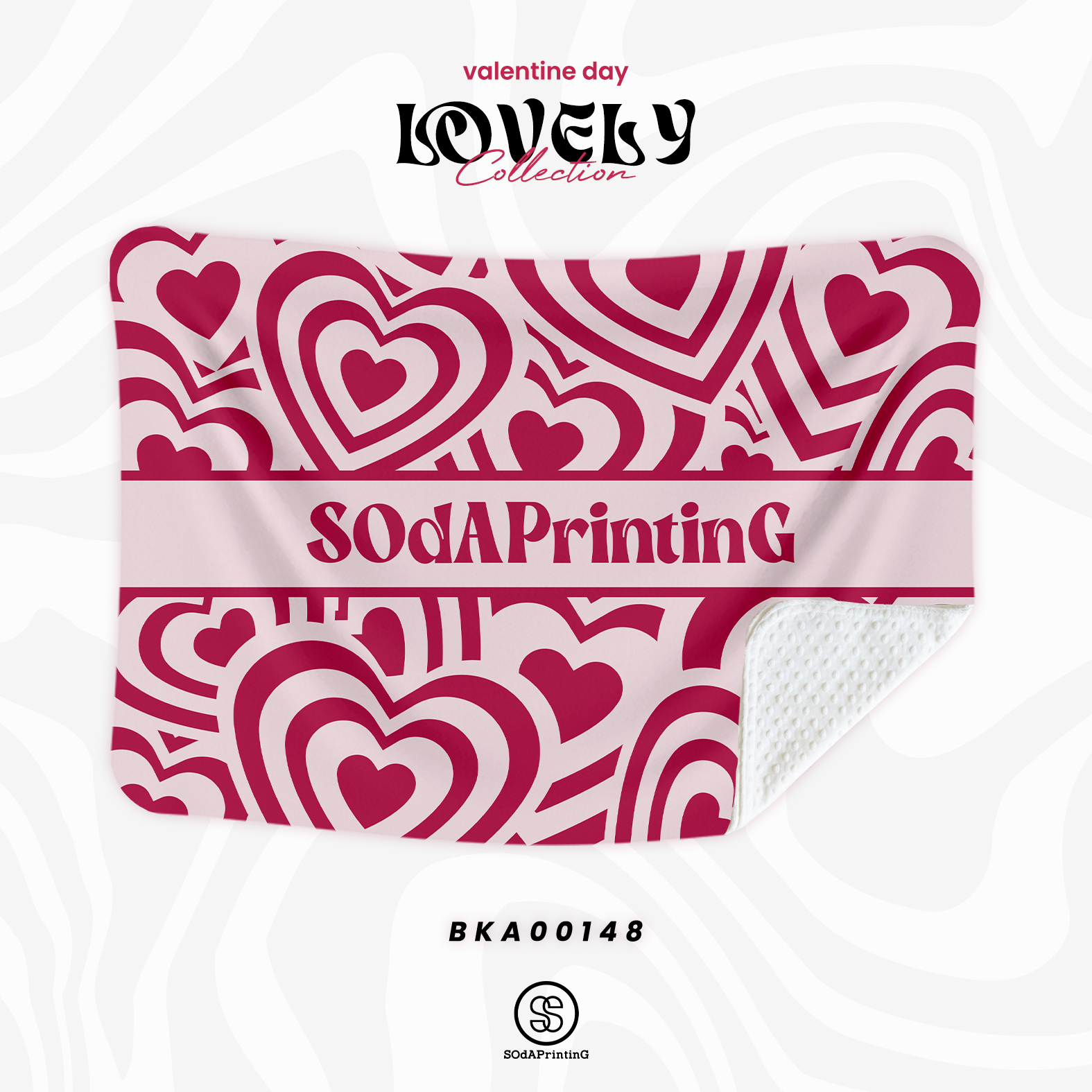 ผ้าห่ม ใส่ชื่อได้ Lovely Collection BKA00148 #ใส่ชื่อได้ #SOdAblanket #SOdAhome