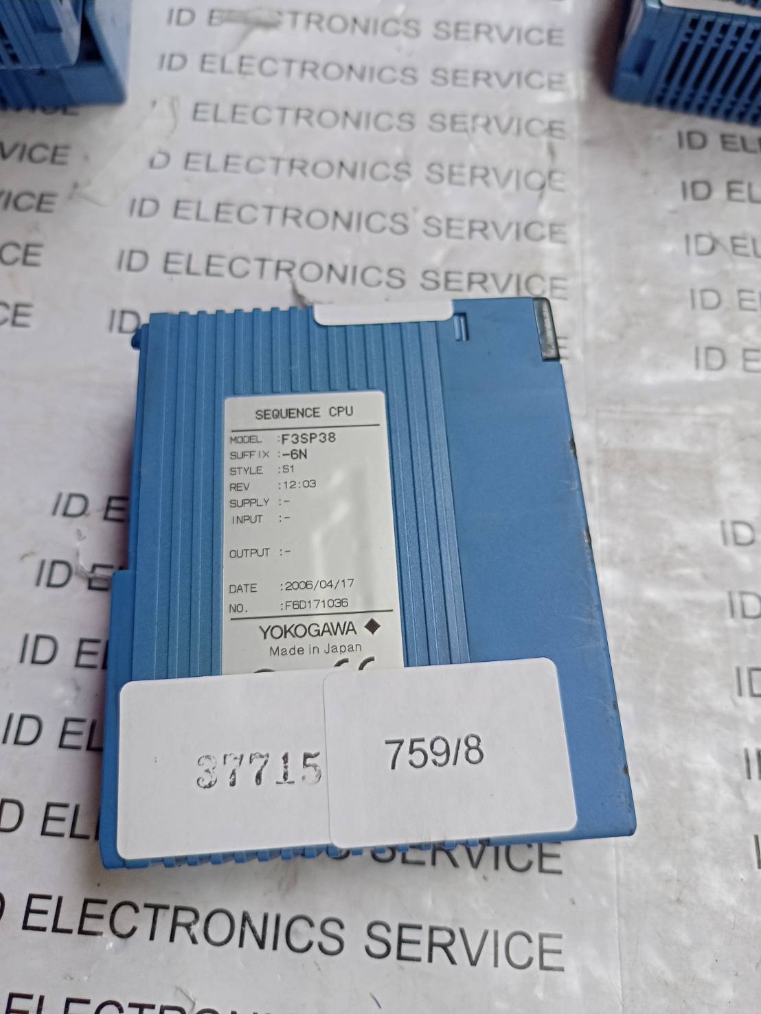 F3SP38-6N PLC " YOKOGAWA "