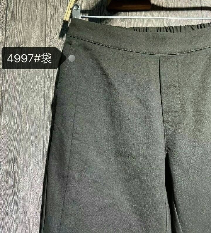 กางเกงขาม้าผ้าคอตตอนยืด 9am