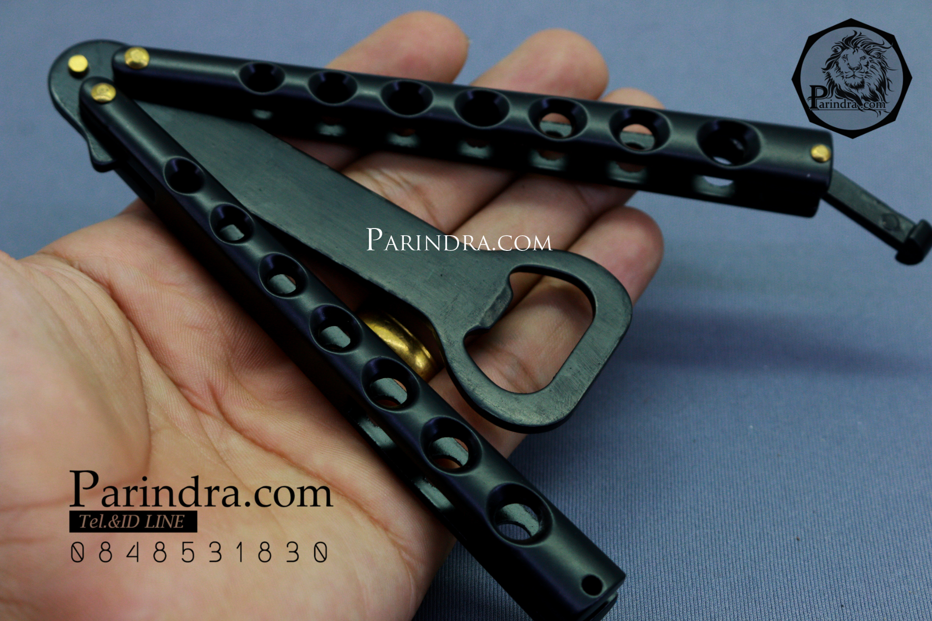 มีดบาลีซอง Balisong มีดควง มีดปีกผีเสื้อ แบบมีที่เปิดขวด BLA003