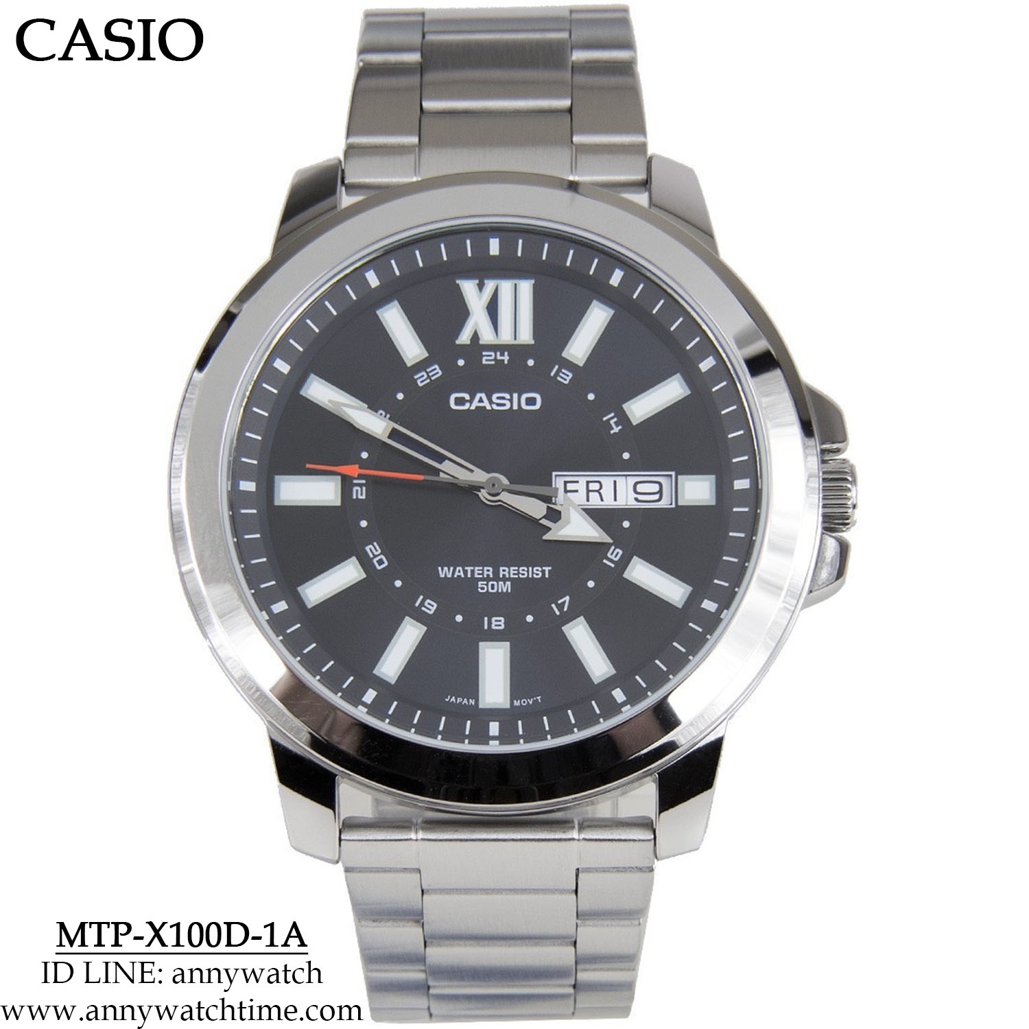 CASIO MTP-X100D-1A