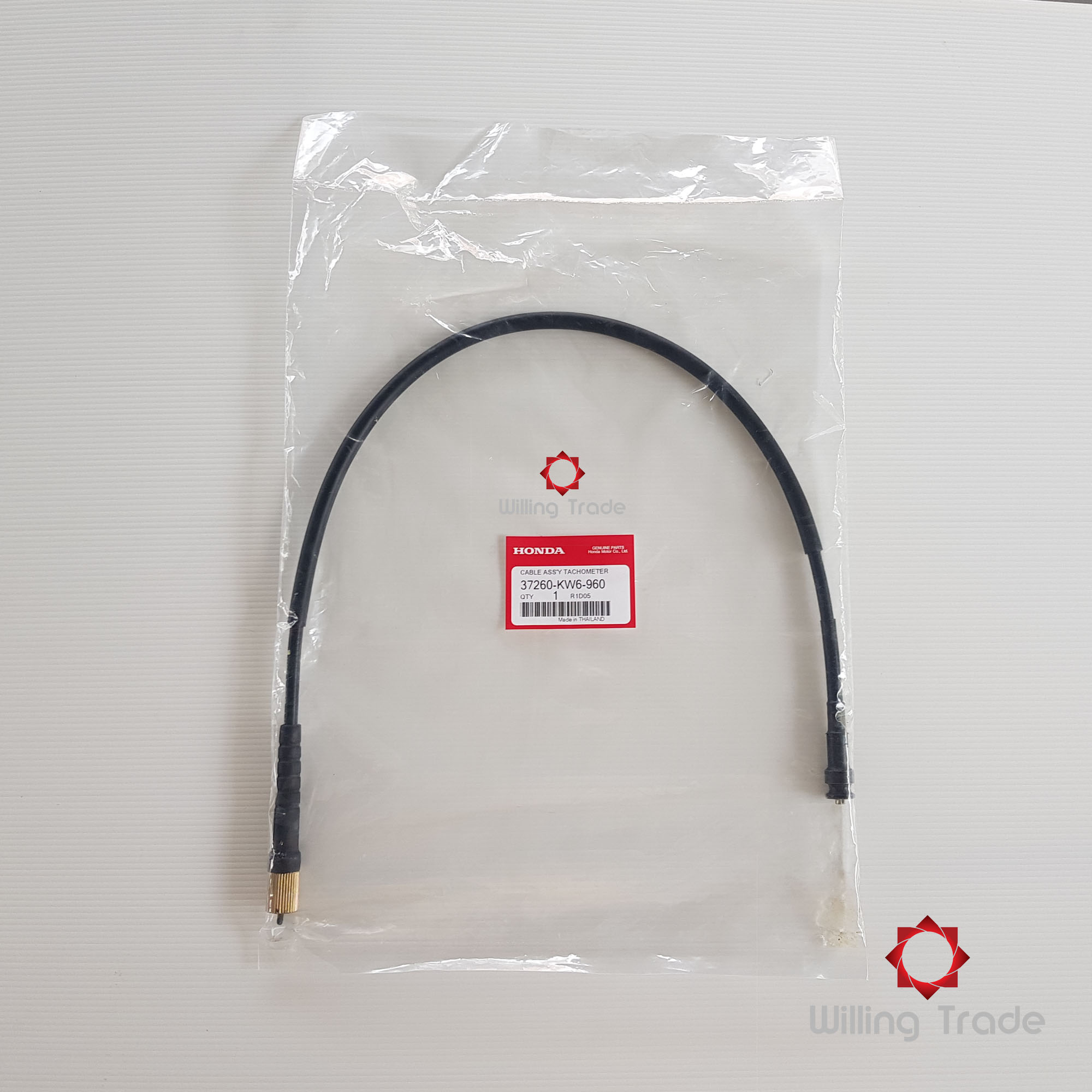 0042. สายวัดรอบ (A104)HONDA:(37260-KW6-960) NSR150RR [แท้ศูนย์] CABLE ASSY TACHOMETER