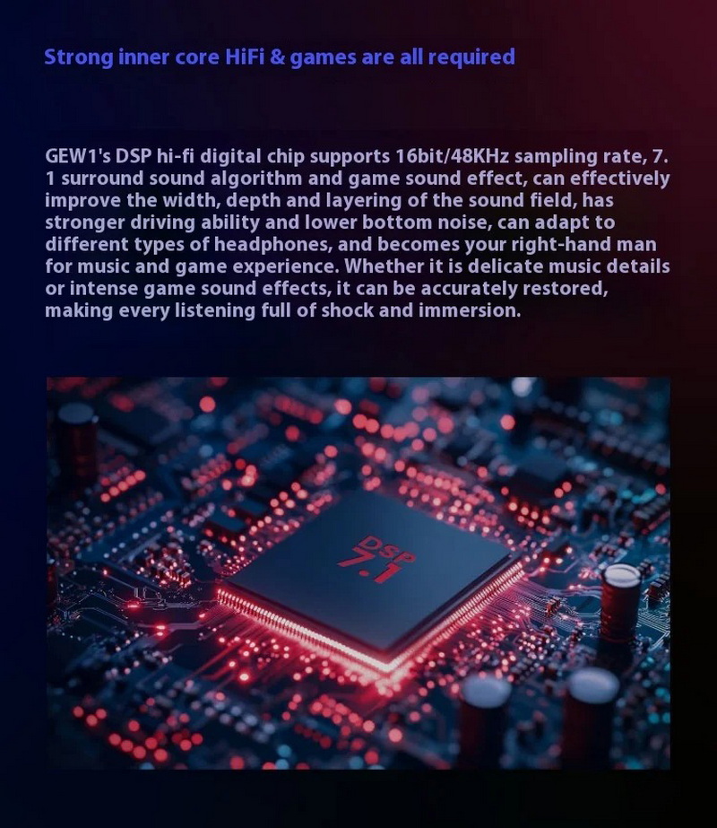 Simgot GEW1 การ์ดเสียง USB ภายนอกพกพารองรับ 7.1 เสียงรอบทิศทาง ประกันศูนย์ไทย