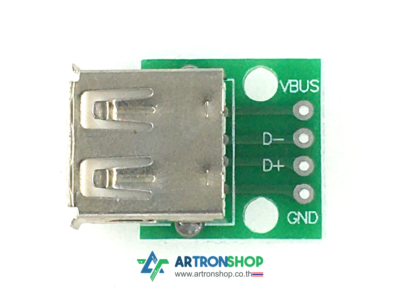 USB Type-A Female Connector Adapter Breakout