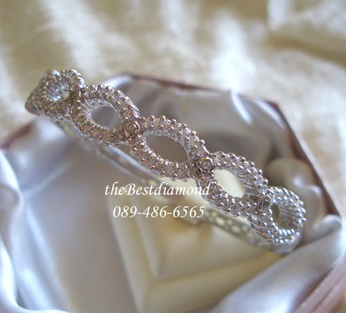 หมด+++BL013RD++กำไลเพชร 6 เกลียว++กำไลหรูหรา แอบเปรี้ยว แอบหรู แอบน่ารัก งานสวย เพชรวิ๊งๆ เลยค่ะ ดูดีมากๆๆ