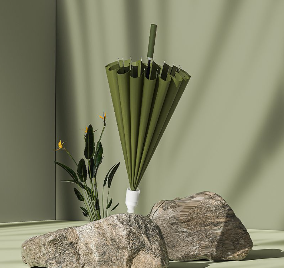 ร่มพับตอนเดียว 23 นิ้ว 16 ก้าน ปลอกถ้วย รุ่น LY-ZZ23160035#1