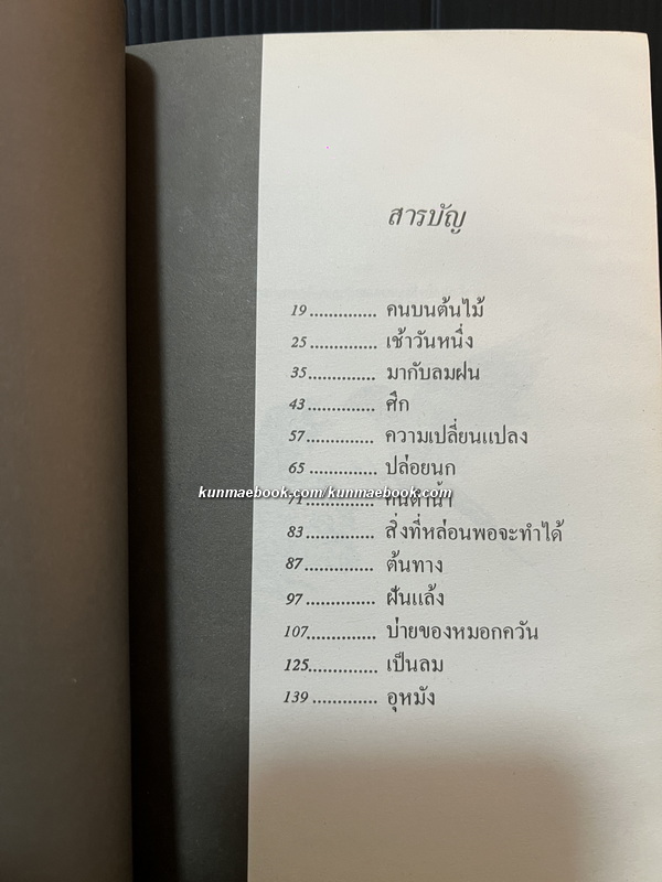 คนบนต้นไม้ -100 หนังสือดี 14 ตุลา- ผลงานของ นิคม รายยวา *พิมพ์ครั้งแรก