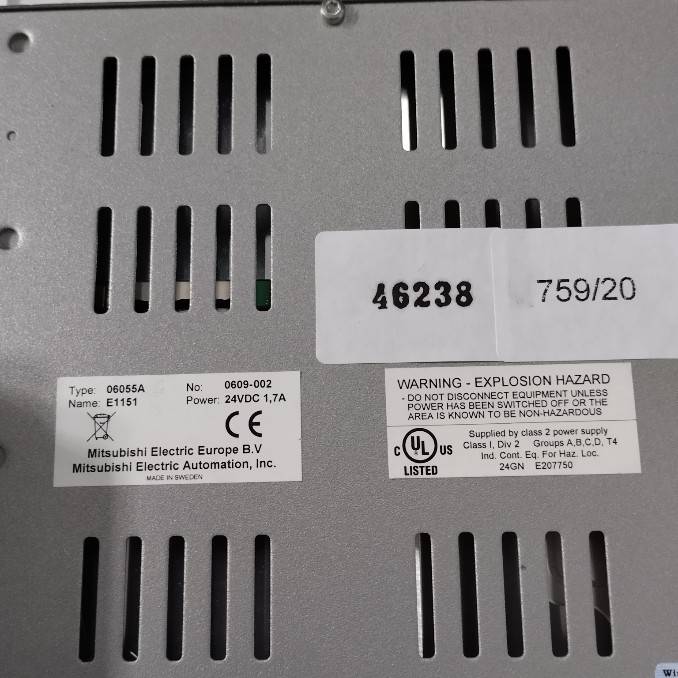 E1151 HMI " MITSUBISHI "