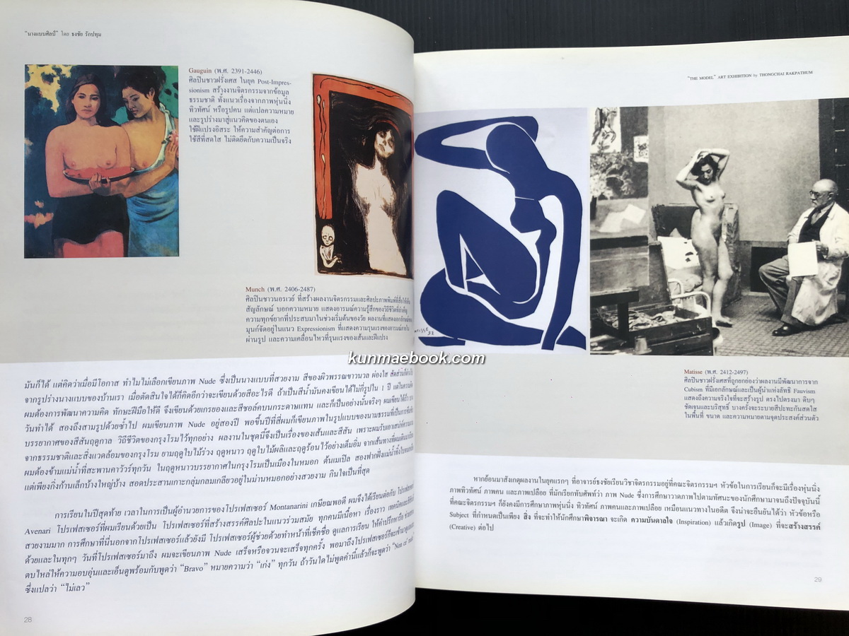 นิทรรศการนางแบบศิลป์ โดย ธงชัย รักปทุม *ศิลปินแห่งชาติ The Model Art Exhibition.