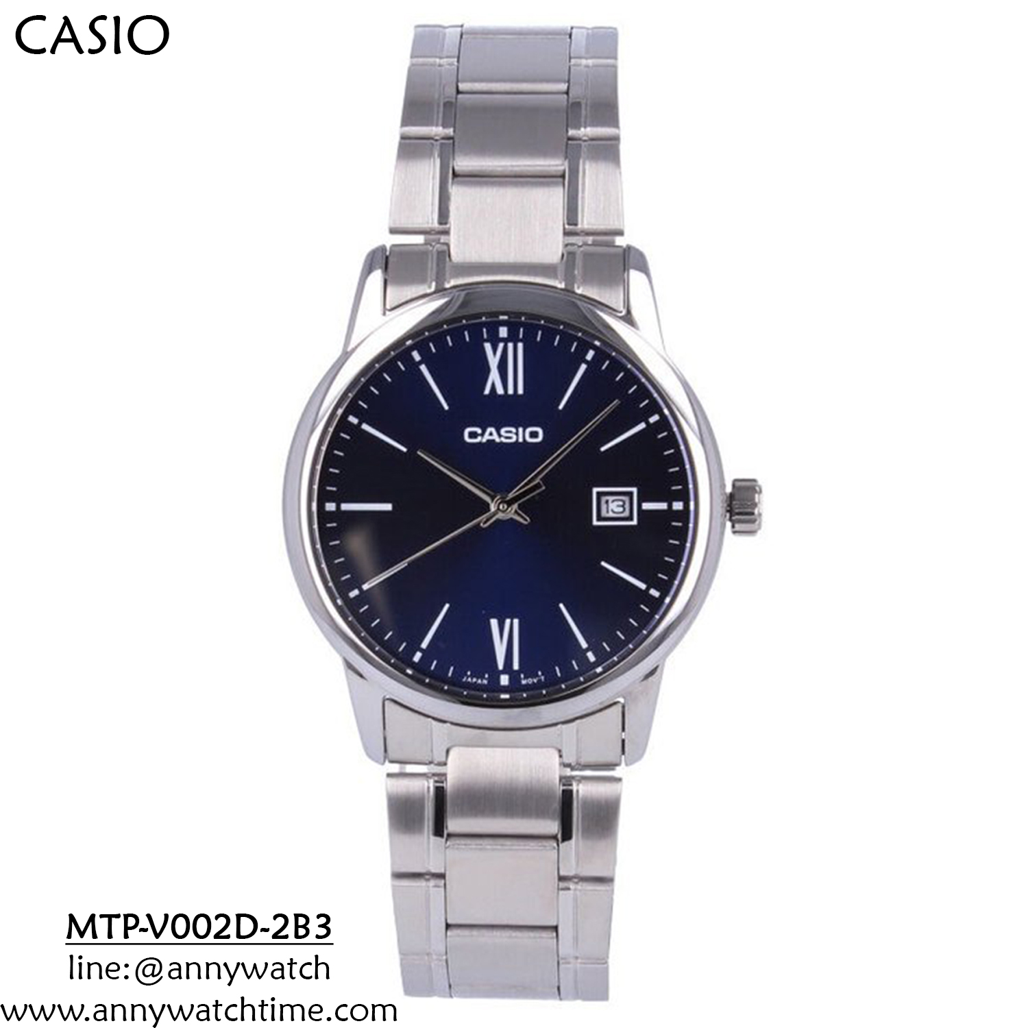 CASIO MTP-V002D-2B3