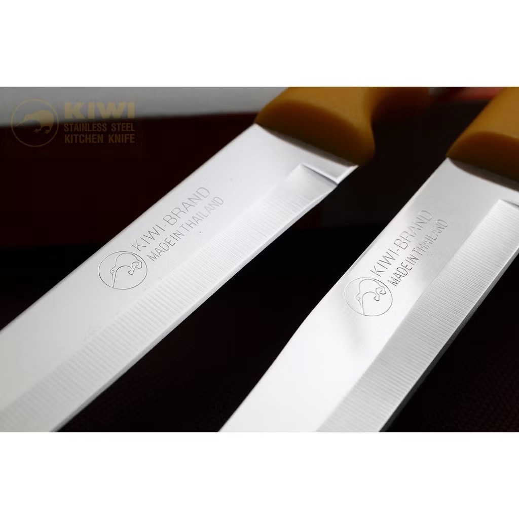 มีดทำครัว KIWI(กีวี่) #511 / #512 ของแท้ มีดปอกผลไม้ ด้ามพลาสติกเหลือง คมที่สุด
