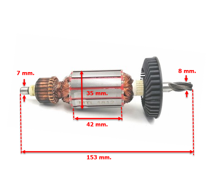 ทุ่น สว่านโรตารี่ บอส BOSCH GBH2-20, 2-20SE (4ฟัน)