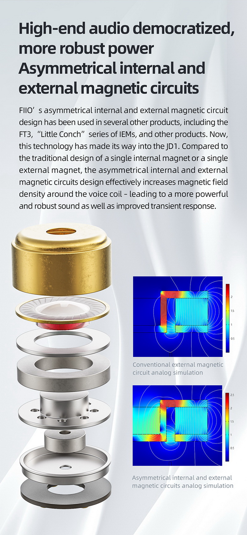 FiiO Jade Audio JD1 หูฟัง IEM ไดรเวอร์ Dynamic สุดคุ้ม รองรับ Hi-Res ประกันศูนย์ไทย