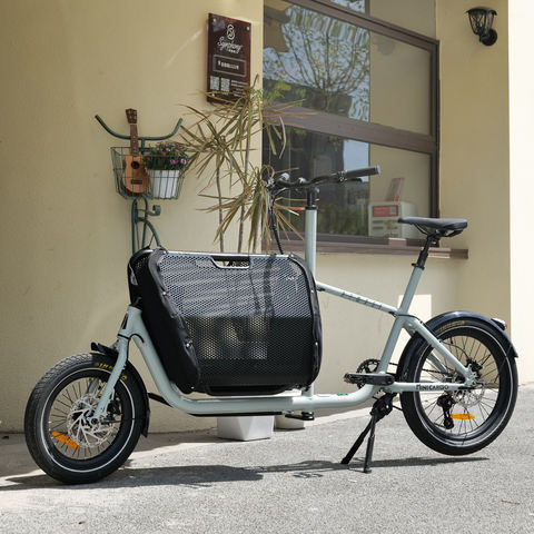 Atmose Mini Cargo 2025 – Foldable Electric Cargo Bike with 3 Models: Hub Motor, Mid Drive & Manual | 16"/20" Wheels | 175kg Load Capacity