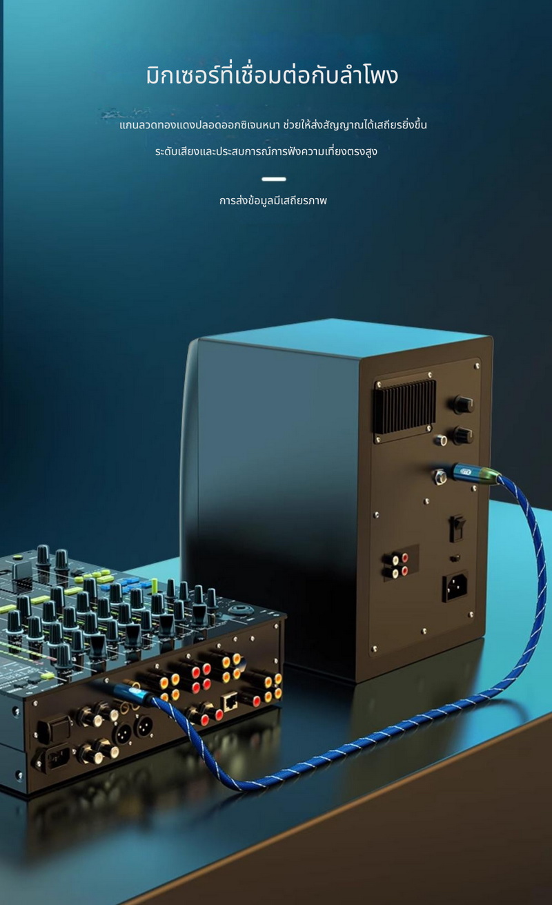 ERTK XLR6.35toXLR ตัวผู้ สำหรับใช้งานกับเครื่องเสียง, เครื่องขยายเสียง, มิกเซอร์, ไมโครโฟน ประกันศูนย์ไทย