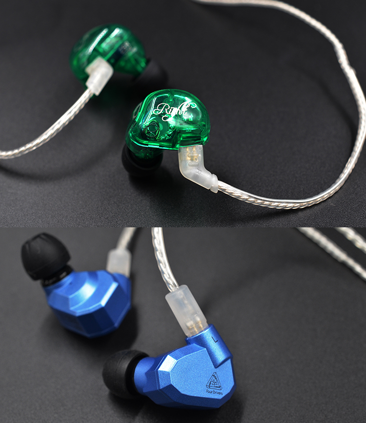 ขาย KZ 2.5 balanced สายชุบเงินถัก ขั้ว 2 พิน แบบ 2.5 balanced สำหรับหูฟัง KZ