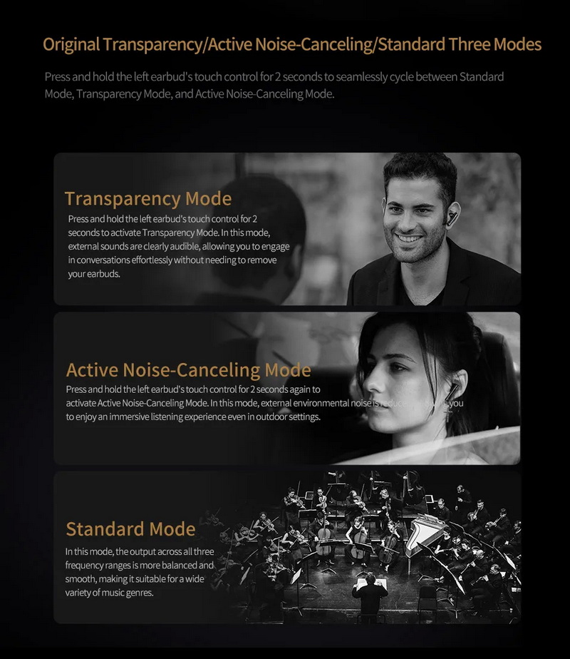 KZ Carol หูฟัง TWS บลูทูธ 5.3 ไดรเวอร์ Dynamic สวมใส่สบาย เสียงดี ประกันศูนย์ไทย