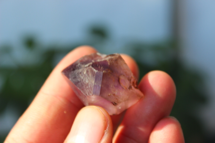 แร่สีม่วง AMETHYST ของแท้ 100%