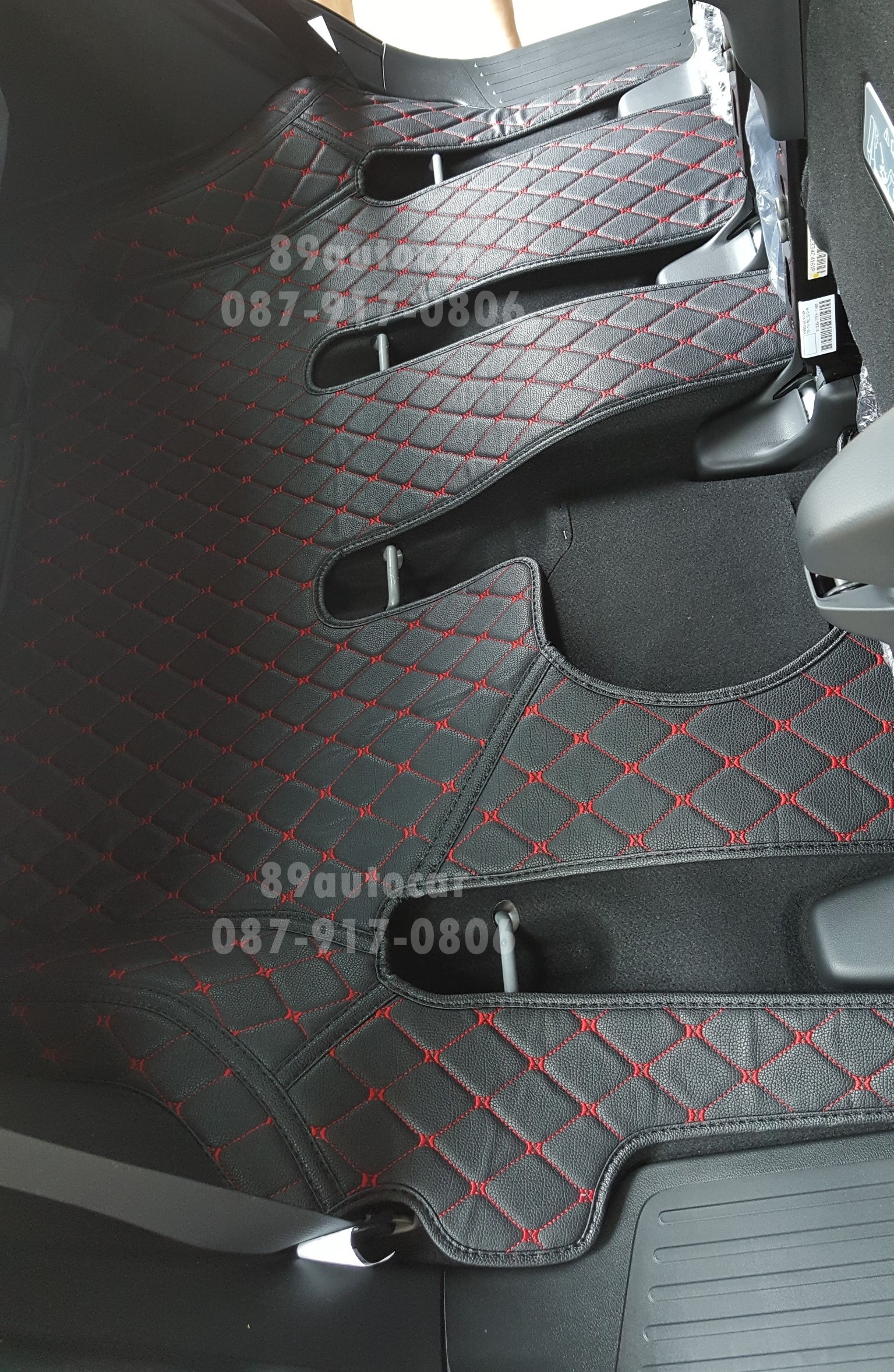 พรม6D ปูในรถ Honda BR-V เข้ารูป เต็มคัน