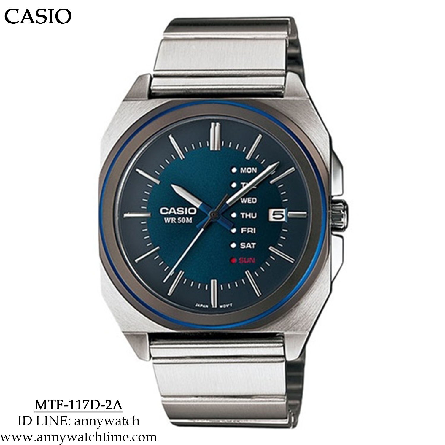 CASIO MTF-117D-2A