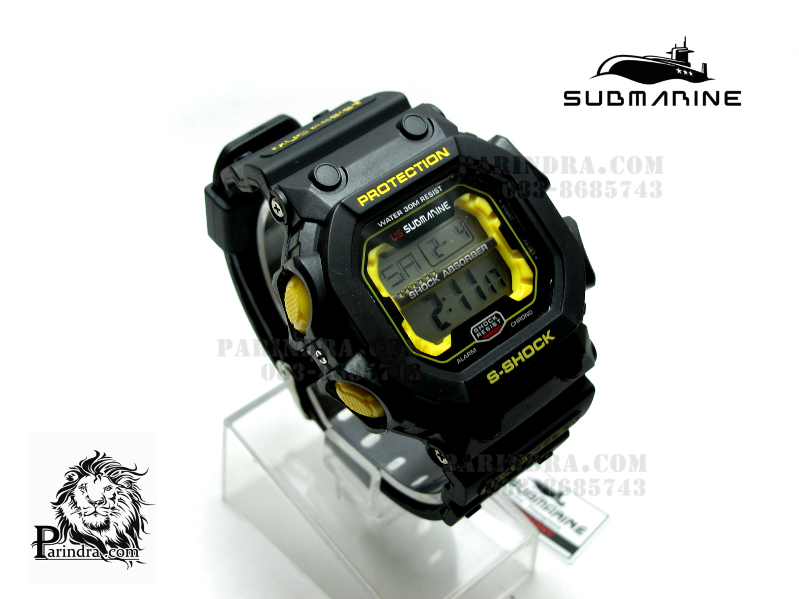 นาฬิกา US submarine รุ่น TP1280M สีดำ-เหลือง คล้ายรุ่น King G-shock