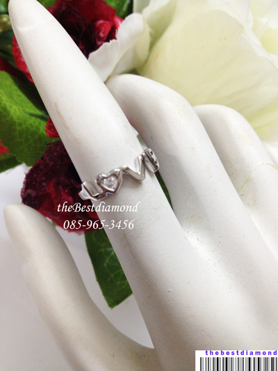 BR975RD===แหวน LOVE น่ารักมากๆๆๆ ใช้แหวน LOVE สื่อรักแทนใจ ได้เลยค่ะ
